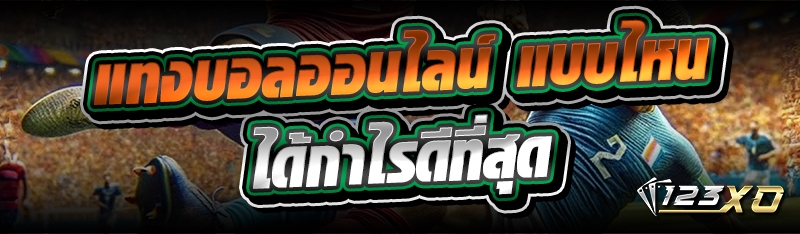 แทงบอลออนไลน์ แบบไหนได้กำไรดีที่สุด